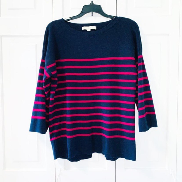 LOFT Sweaters - 👚was $23 Loft Women's Stripped Sweater Size Large